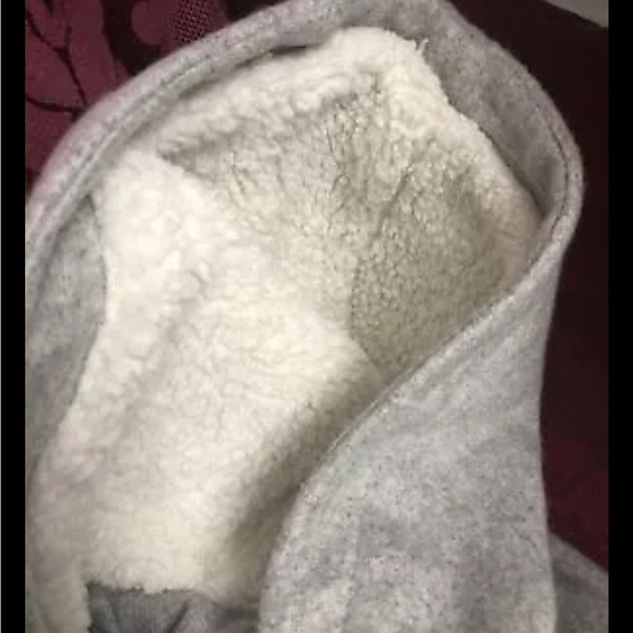 Old Navy Toddler Hooded Winter Coat jacket 18-24 months Zip Button Front Gray - Picture 10 of 10